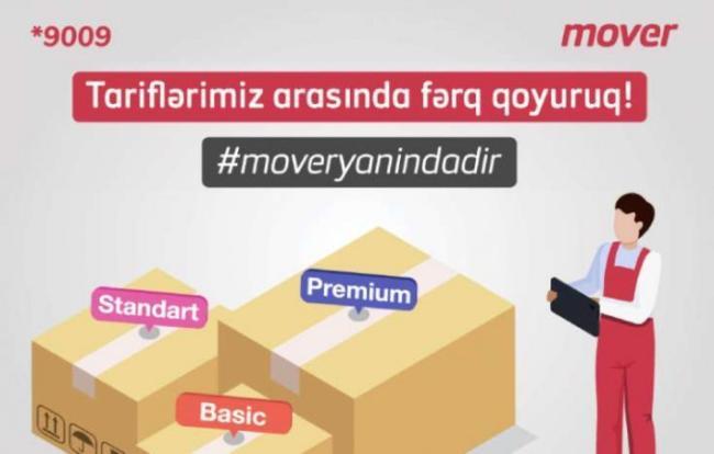 "Mover" daşıma tariflərini dəyişdirdi - BASIC, STANDARD, PREMIUM Xəbər şəkili