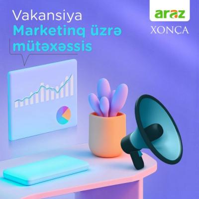 Marketinq üzrə mütəxəssis " vakansiyası Xəbər şəkili